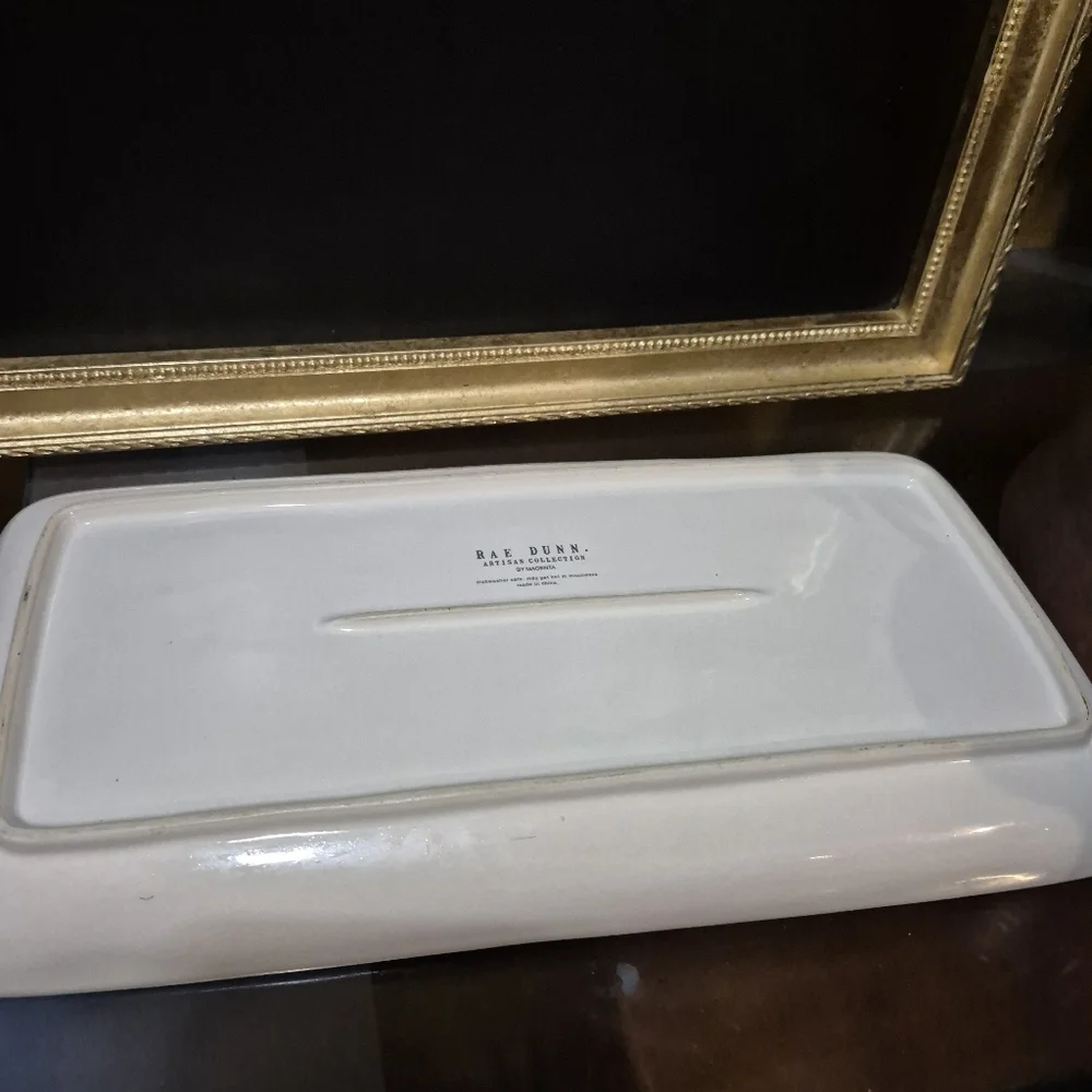 Rae Dunn White 'Beach Bum' Ceramic Tray